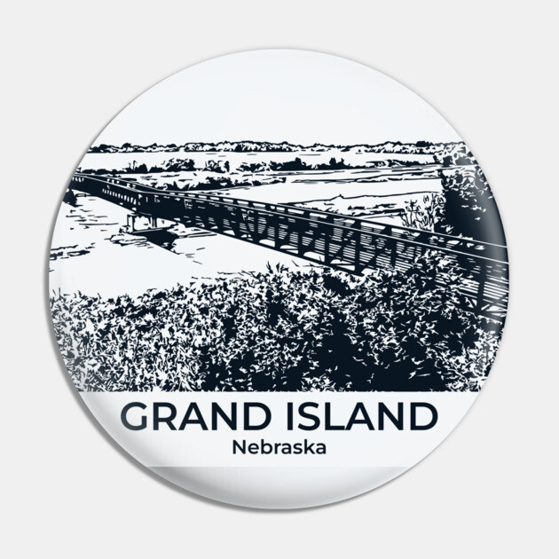 Grand Island - Nebraska Pin by Lakeric