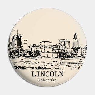 Lincoln - Nebraska Pin