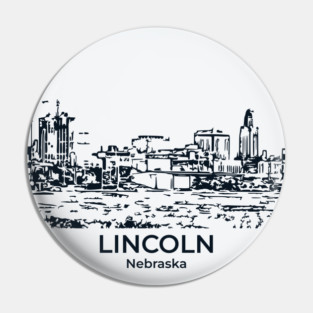Lincoln - Nebraska Pin