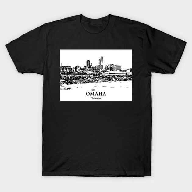 Omaha - Nebraska T-Shirt by Lakeric