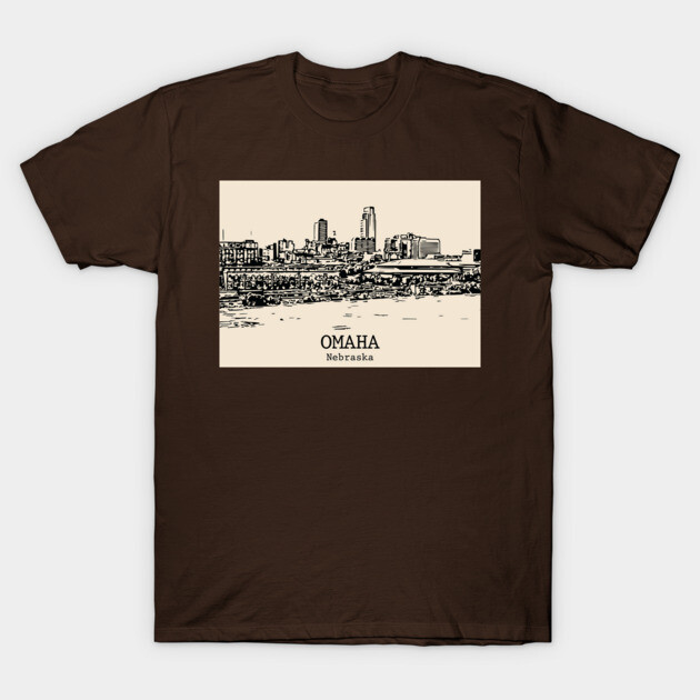 Omaha - Nebraska T-Shirt by Lakeric