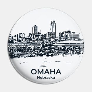 Omaha - Nebraska Pin