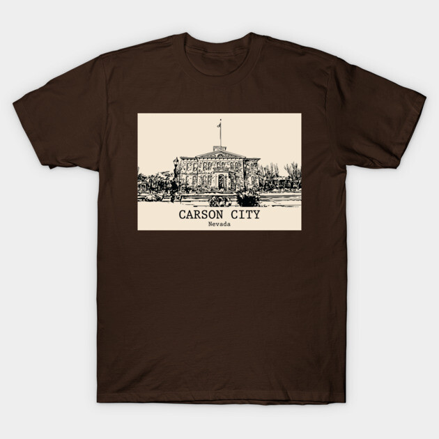 Carson City - Nevada T-Shirt by Lakeric
