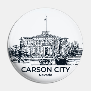 Carson City - Nevada Pin
