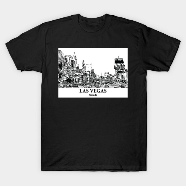 Las Vegas - Nevada T-Shirt by Lakeric