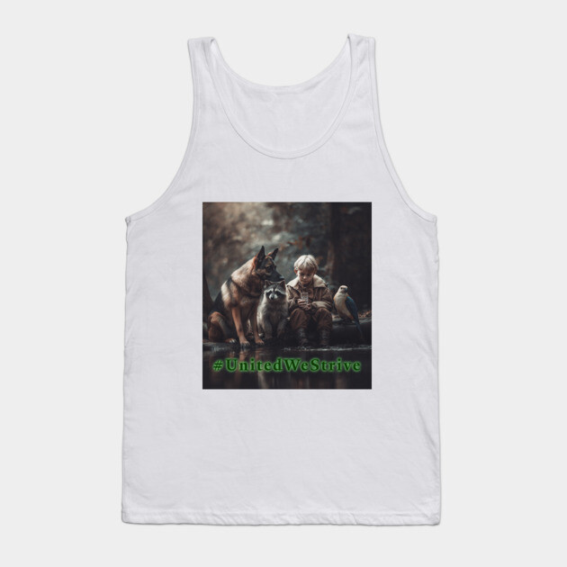 United We Thrive B Tank Top by Margin's Store