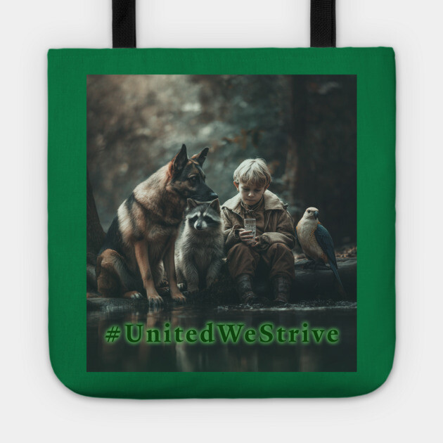 United We Thrive B Tote by Margin's Store