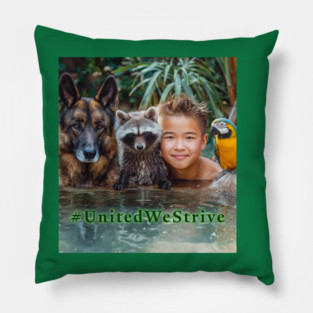 United We Thrive A Pillow