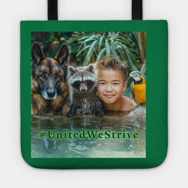 United We Thrive A Tote by Margin's Store