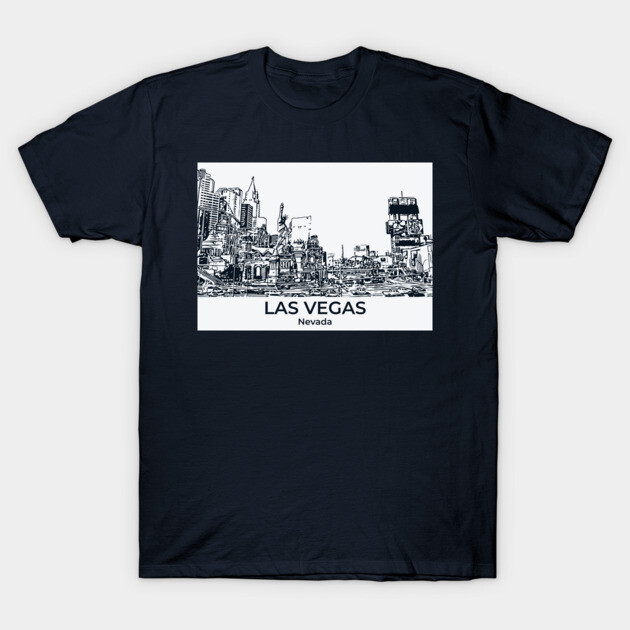 Las Vegas - Nevada T-Shirt by Lakeric
