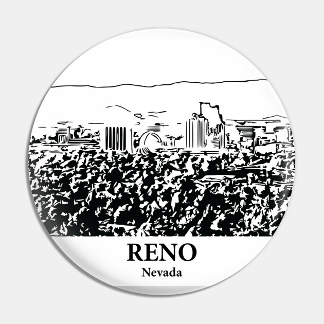 Reno - Nevada Pin by Lakeric