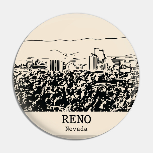 Reno - Nevada Pin by Lakeric