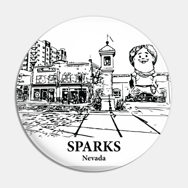 Sparks - Nevada Pin by Lakeric