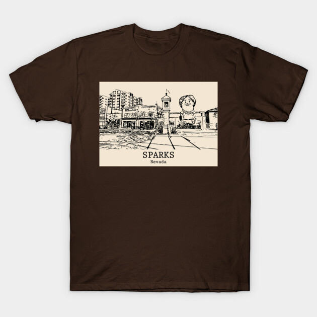 Sparks - Nevada T-Shirt by Lakeric