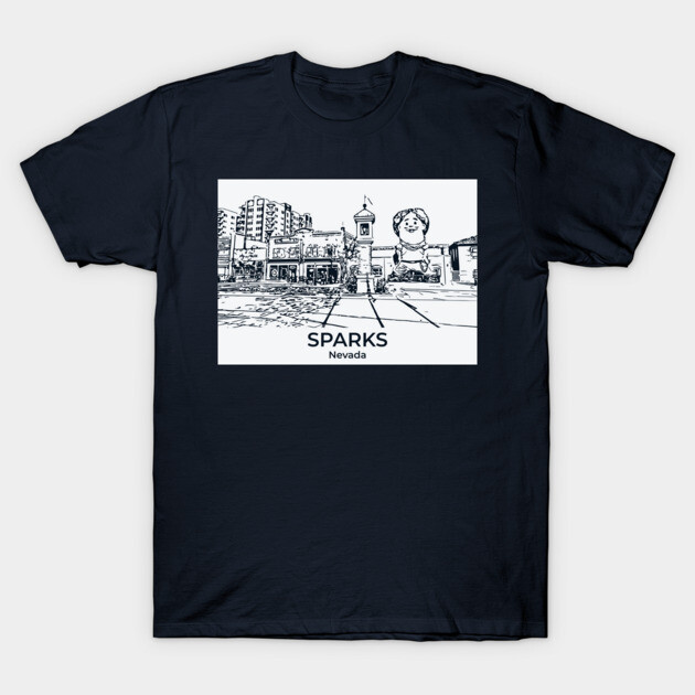 Sparks - Nevada T-Shirt by Lakeric