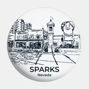 Sparks - Nevada Pin