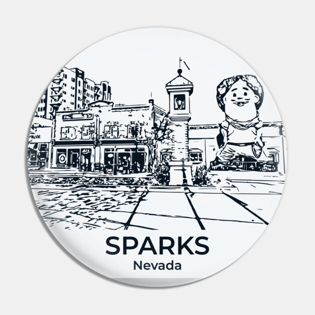 Sparks - Nevada Pin by Lakeric