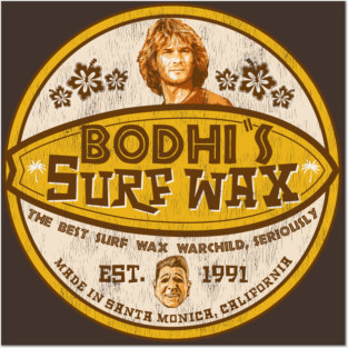 Bodhi's Surf Wax Worn Label Posters and Art