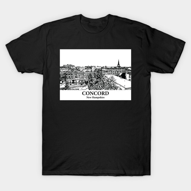 Concord - New Hampshire T-Shirt by Lakeric