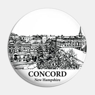 Concord - New Hampshire Pin
