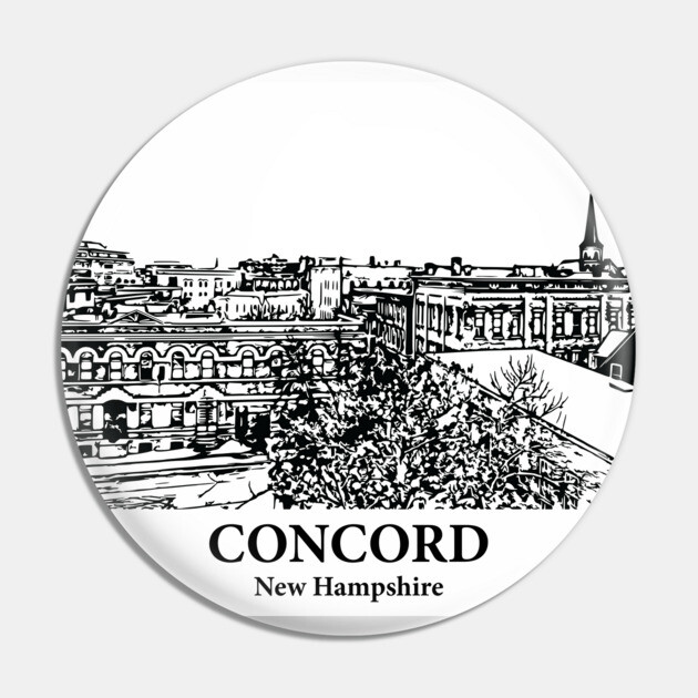 Concord - New Hampshire Pin by Lakeric