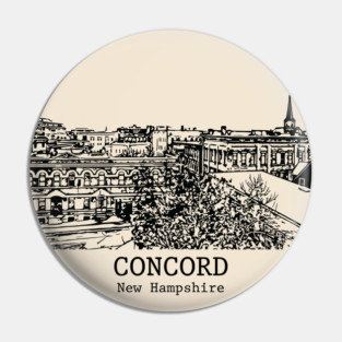 Concord - New Hampshire Pin