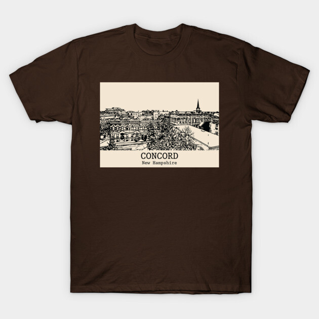 Concord - New Hampshire T-Shirt by Lakeric