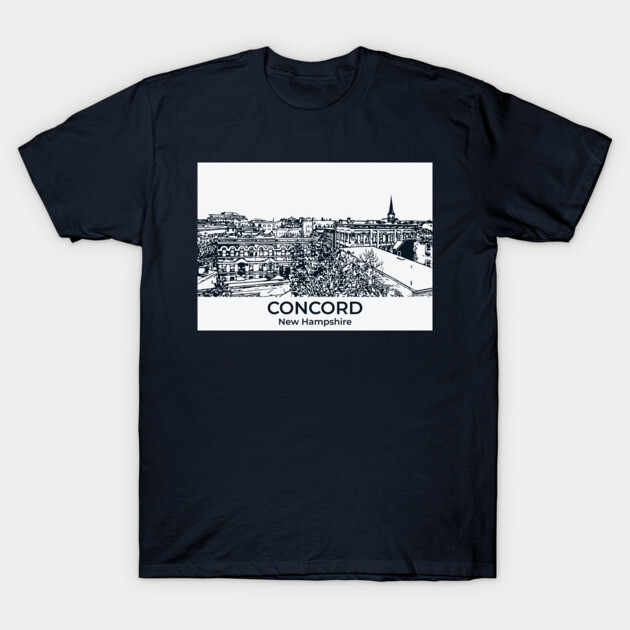 Concord - New Hampshire T-Shirt by Lakeric