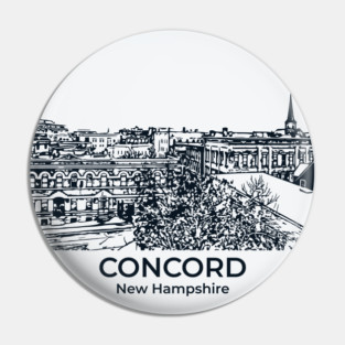 Concord - New Hampshire Pin
