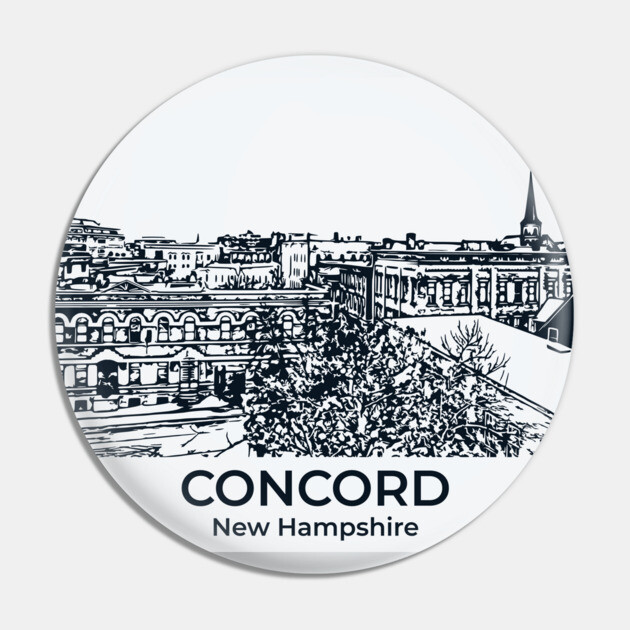 Concord - New Hampshire Pin by Lakeric