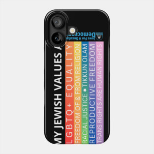 My Jewish Values Phone Case