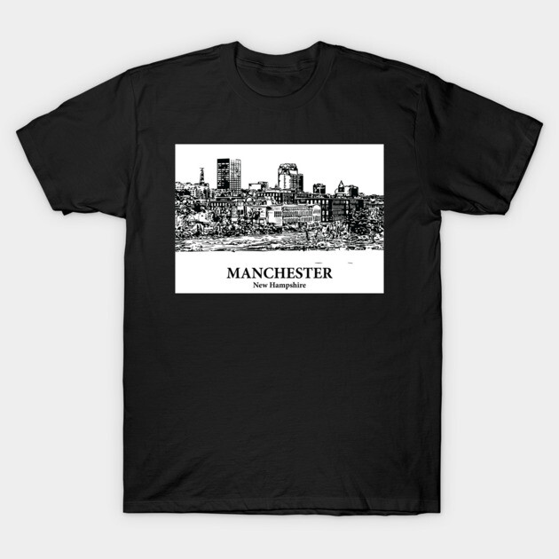 Manchester - New Hampshire T-Shirt by Lakeric