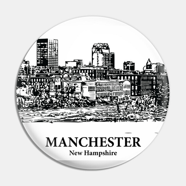 Manchester - New Hampshire Pin by Lakeric