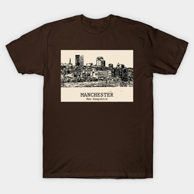 Manchester - New Hampshire T-Shirt by Lakeric