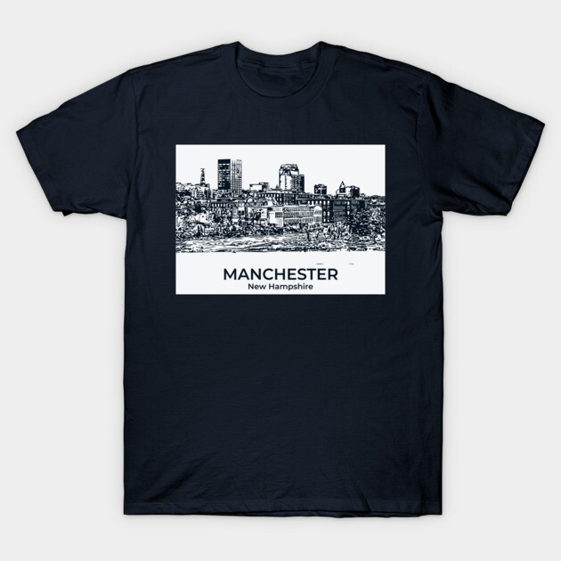 Manchester - New Hampshire T-Shirt by Lakeric