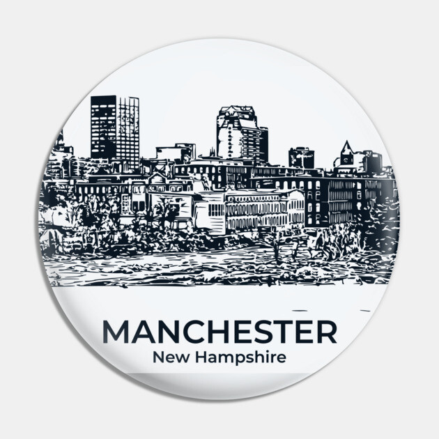 Manchester - New Hampshire Pin by Lakeric