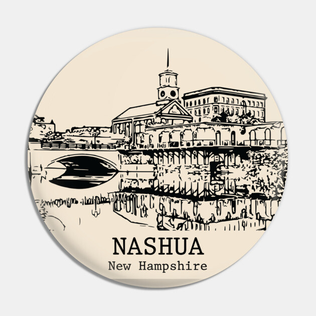 Nashua - New Hampshire Pin by Lakeric