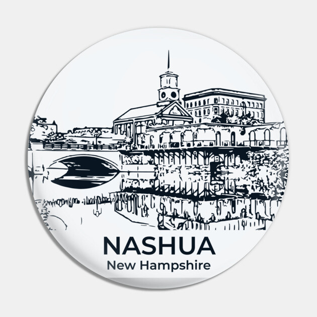 Nashua - New Hampshire Pin by Lakeric