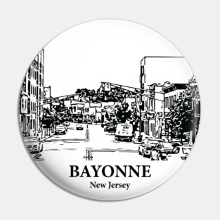 Bayonne - New Jersey Pin