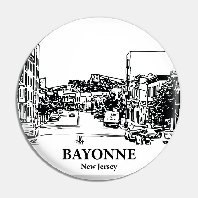 Bayonne - New Jersey Pin by Lakeric