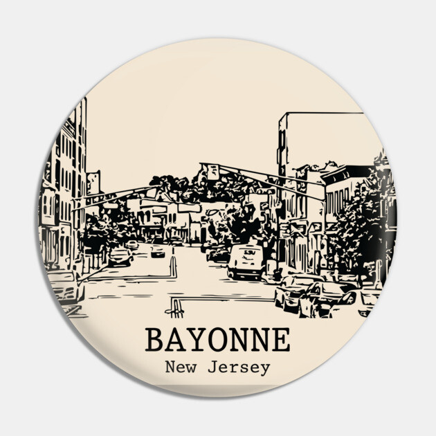 Bayonne - New Jersey Pin by Lakeric