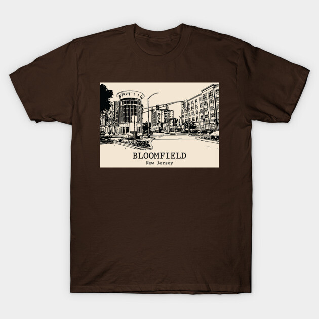 Bloomfield - New Jersey T-Shirt by Lakeric