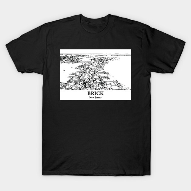 Brick - New Jersey T-Shirt by Lakeric