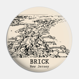 Brick - New Jersey Pin