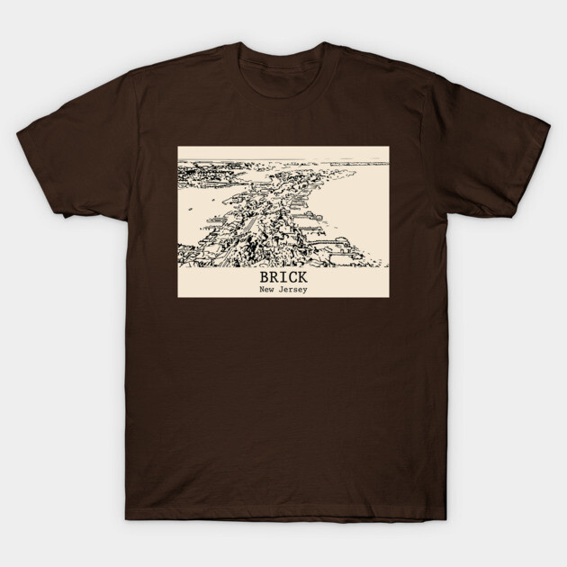 Brick - New Jersey T-Shirt by Lakeric