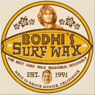 Bodhi's Surf Wax Worn Label Lts Posters and Art