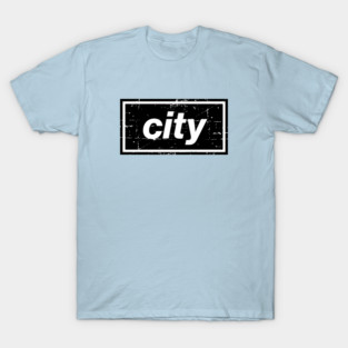 The Black City Football Oasis Indie Music Manchester T-Shirt