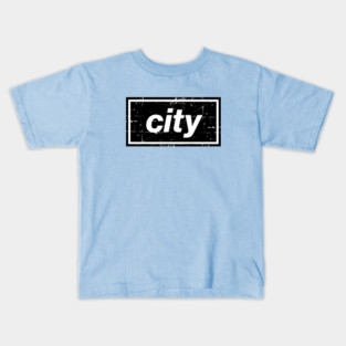 The Black City Football Oasis Indie Music Manchester Kids T-Shirt