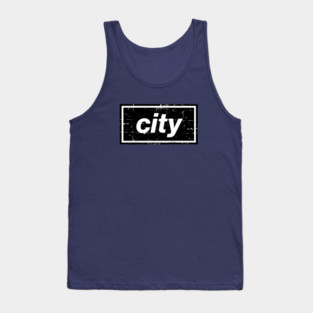 The Black City Football Oasis Indie Music Manchester Tank Top