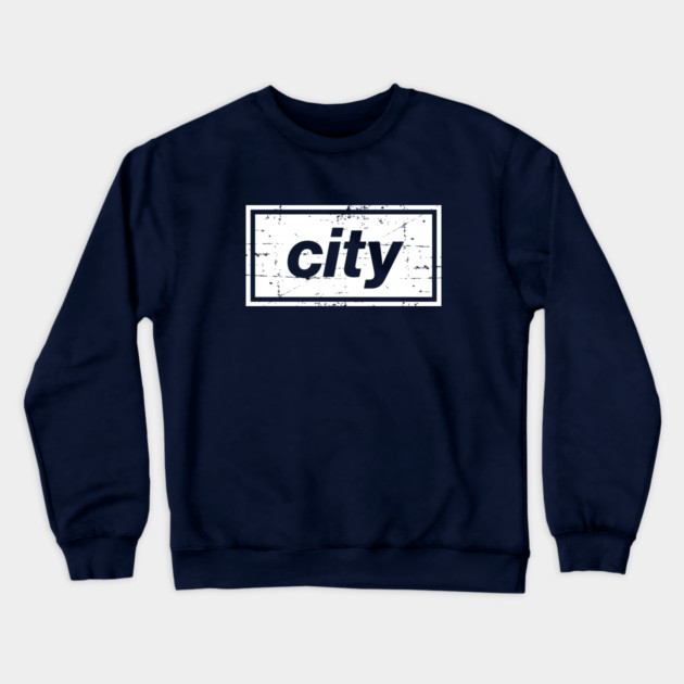 The White City Football Indie Music Manchester Crewneck Sweatshirt by Butter Creative